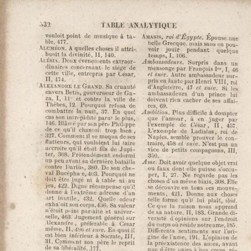 17 x 10.5 cm; 8 s.p. + 584 p. + 5 s.p., l. 2 bookplate CPC and seal “P.A. Anastasiadi Alexandria-Egypt”, l. 3 information